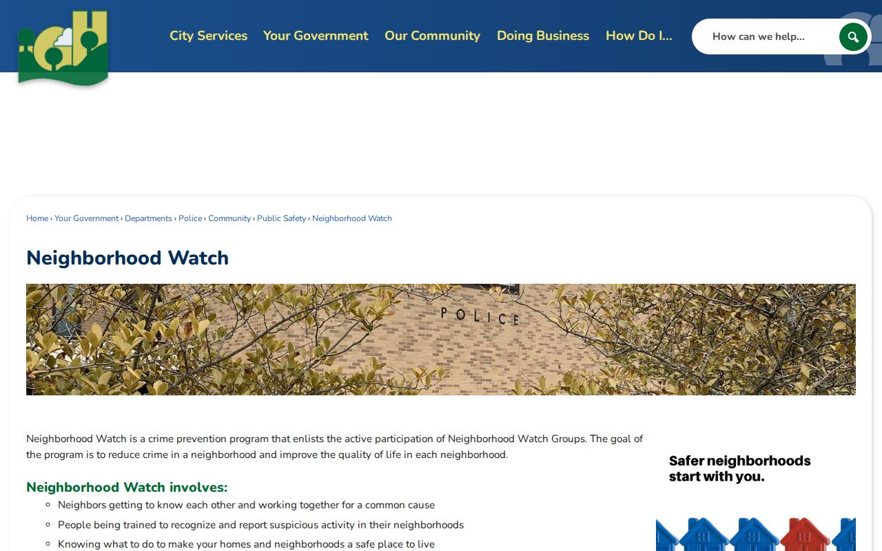 Inver Grove Heights neighbors and the official Neighborhood Watch program